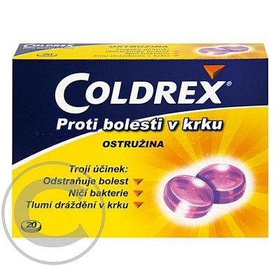 COLDREX PROTI BOLESTI KRKU OSTRUŽ.  20 Pastilky rozp. v ústech