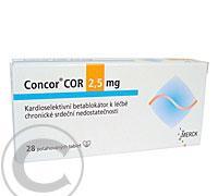 CONCOR COR 2,5 MG  28X2.5MG Potahované tablety