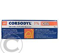 CORSODYL 1% GEL  1X50GM Zubní gel