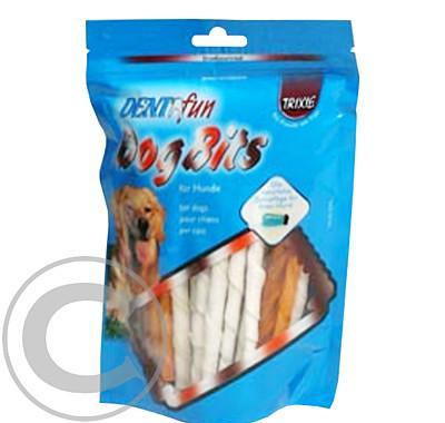 Dentafun Tyčinky Dog Bits krouc. buvolí  kůže 260g TR