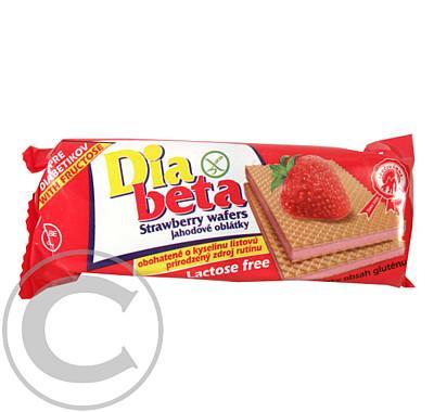 Diabeta Jahodové oplatky bez laktózy 60g