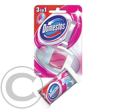 DOMESTOS wc blok pink, 40g klec