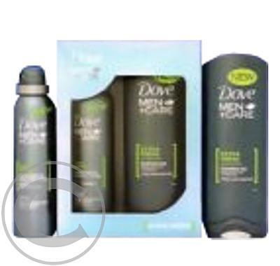 DOVE Extra Fresh Sprchový gel 250ml Deo sprej 150ml