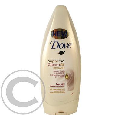 Dove Supreme krémový sprchový gel s olejem fine silk 200ml