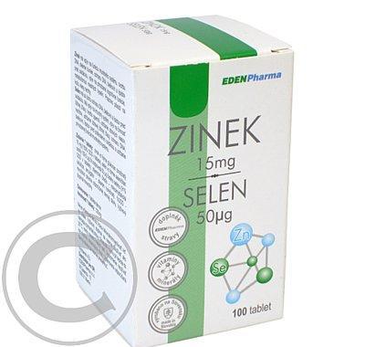 Edenpharma Zinek Selen 100 tablet