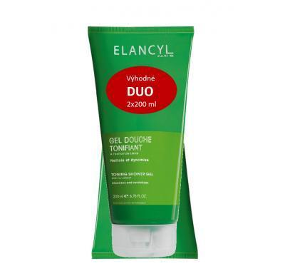 ELANCYL Tonizační sprchovací gel DUO 2 x 200 ml