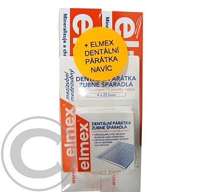 Elmex zubní pasta 2 x 75 ml   dentální párátka