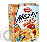 EMCO Miss Fit Ovesná kaše s broskvemi 4 x 55 g