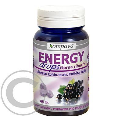 ENERGY DROPS černý rybíz tbl.80