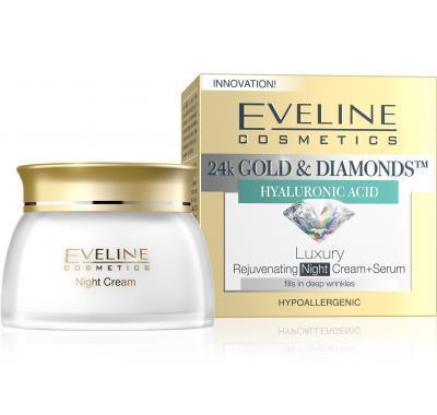 EVELINE 24k Gold & Diamonds - noční krém 50 ml