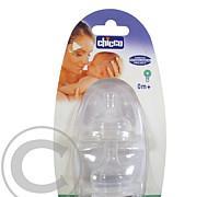 Chicco dudlík silikon 2ks velká dír.0-4m 69052, Chicco, dudlík, silikon, 2ks, velká, dír.0-4m, 69052