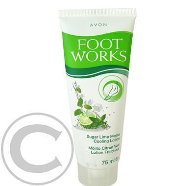 Chladivý krém na nohy s vůní limetky a máty Foot Works (Sugar Lime Mojito Cooling Lotion) 75 ml