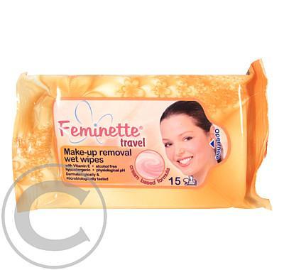 FEMINETTE odličovací ubrousky 15ks s vitamínem E pH 5.5