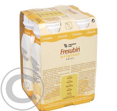 FRESUBIN ORIGINAL S VANILKOVOU PŘÍCHUTÍ  4X200ML Roztok