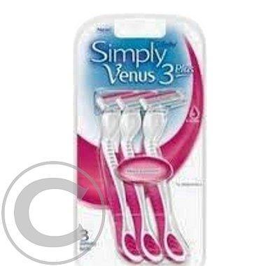 GILLETTE Simply Venus 3 pohotová holítka pink 3 ks