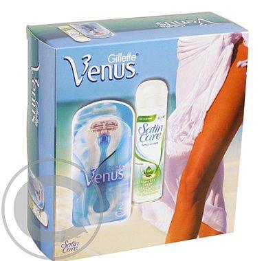 Gillette Venus classic strojek 2náhradní hlavice satin caregel 200ml