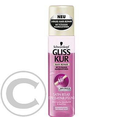 Gliss kur express balsam Satin relax 200ml tmavě růžový