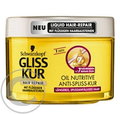 GLISS KUR okamžitá regenerační maska oil nutrive 200ml žlutý