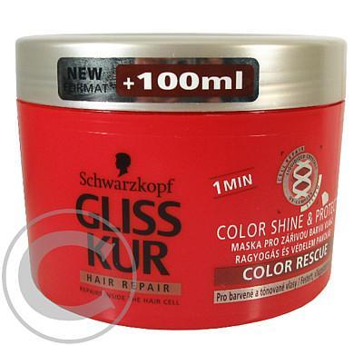 Gliss kur regenerační  maska barvené vlasy 300ml