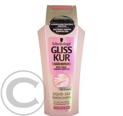 GLISS KUR regenerační šampon liquid silk 250ml růžový