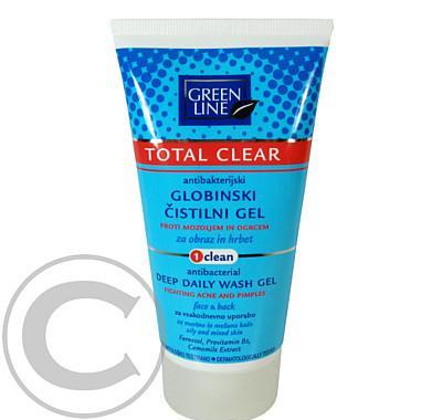 Green Line Total Clear čist.gel obličej záda 150ml