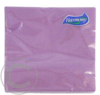 Harmony ubrousky 3vrstvé (20ks) color baklažán