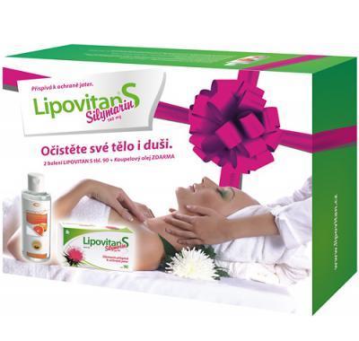 HBF Dárková kazeta 2 x Lipovitan S 90 tablet   koupelový olej 100 ml