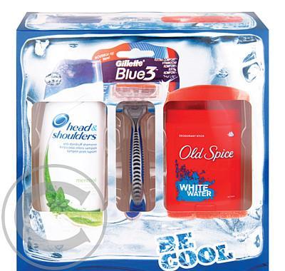 Head&Shoulders 200 menthol   Old Spice Whitewater Stick    Blue3 pohotové holítko