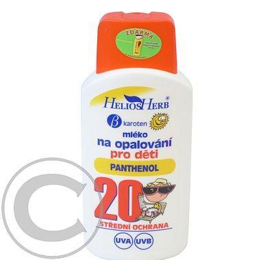 HELIOS HERB mléko F20, 200ml dětské