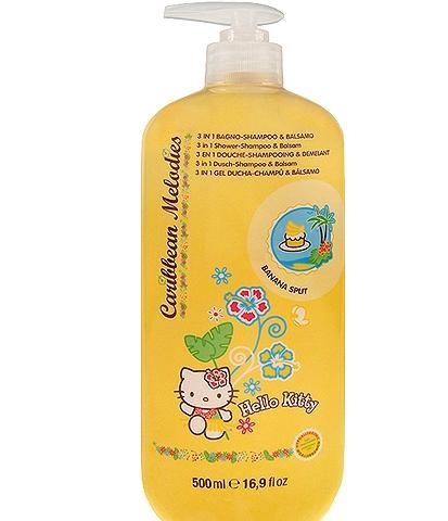 Hello Kitty Caribbean Melodies Šampon 3v1  500ml Banán