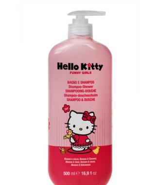 HELLO KITTY Koupel A Šampon 2v1 500 ml Banán