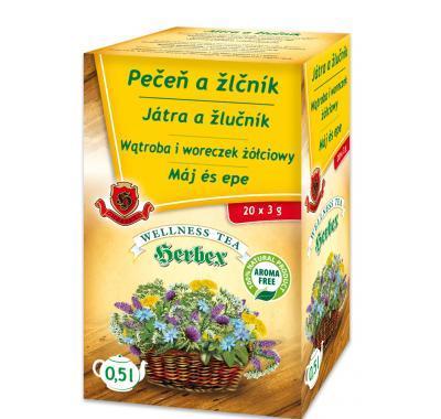 HERBEX Játra a žlučník 20x3 g