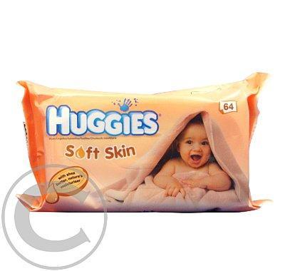 HUGGIES vlhčené ubrousky Soft Skin 64 kusů