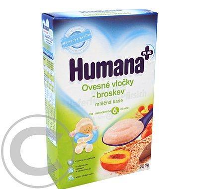 Humana mléčná kaše ovesné vločky-broskev od 6. měsíce 250 g