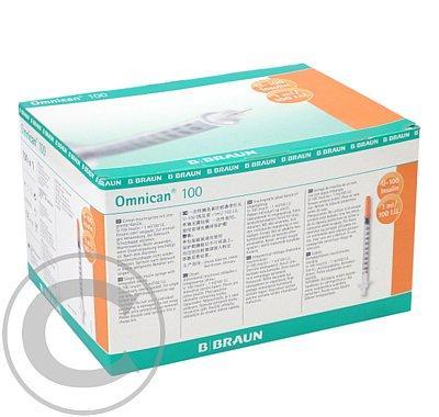 Injekční stříkačka ins.1.0ml/100 IU Omnican 100 ks 9151150