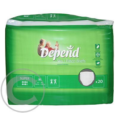 Inkontinenční kalhotky absorpční prodyšné DEPEND Slip Super M/20ks