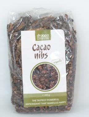 Kakaové boby drcené 200g BIO RAW