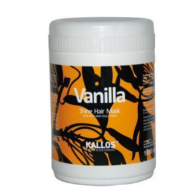 Kallos Vanilla Shine Hair Mask Maska pro oživení suchých vlasů 1000 ml