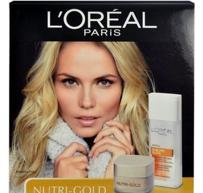 Balíček L´ORÉAL Dex Nutrigold denní krém 50 ml   Sublime čistící mléko 200 ml