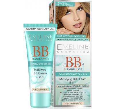 EVELINE Matující BB krém 8 v 1 - světlá pleť 40 ml