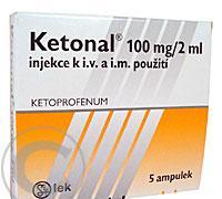 KETONAL I.M.  5X2ML/100MG Injekční roztok