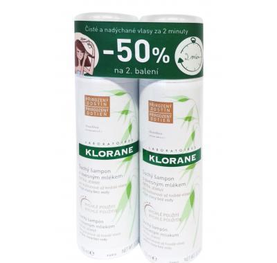 KLORANE Suchý šampon oves tmavý 150 ml   150 ml s 50% SLEVOU