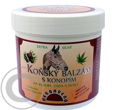 Koňský balzám HERBAVERA konopí-kašt-kostival 250ml, Koňský, balzám, HERBAVERA, konopí-kašt-kostival, 250ml