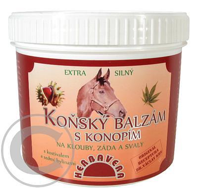 Koňský balzám HERBAVERA s konopím 500ml