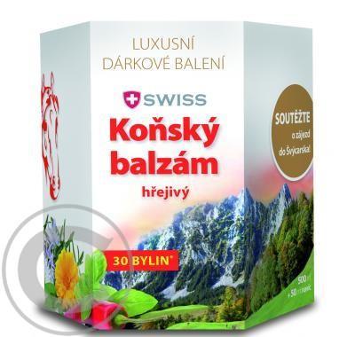 Koňský balzám SWISS hřejivý 550 ml dárkové balení, Koňský, balzám, SWISS, hřejivý, 550, ml, dárkové, balení