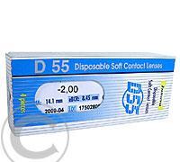 Kontaktní čočky měkké D 55&nbsp -2,00D/8,45 mm 6 ks