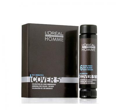 L´Oreal Paris Homme Cover 5 Hair Color 3x50ml Barva na vlasy - černohnědá