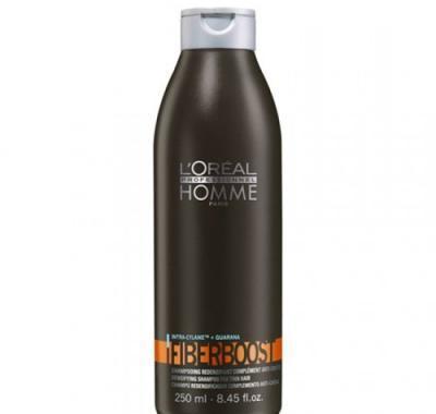 L´Oreal Paris Homme Fiberboost Shampoo  250ml Šampon pro řídnoucí vlasy