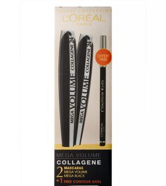 L´OREAL PARIS Mascara Mega Volume Collagene 24h 20 ml 2 x 9 ml Mascara Mega Volume