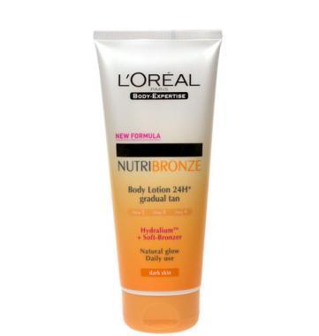 L´OREAL Paris NutriBronze Body Lotion 24H Gradual Tan 200 ml Dark Skin